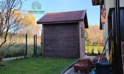 Domek drewniany "Klaudiusz", idealny na narzędzia