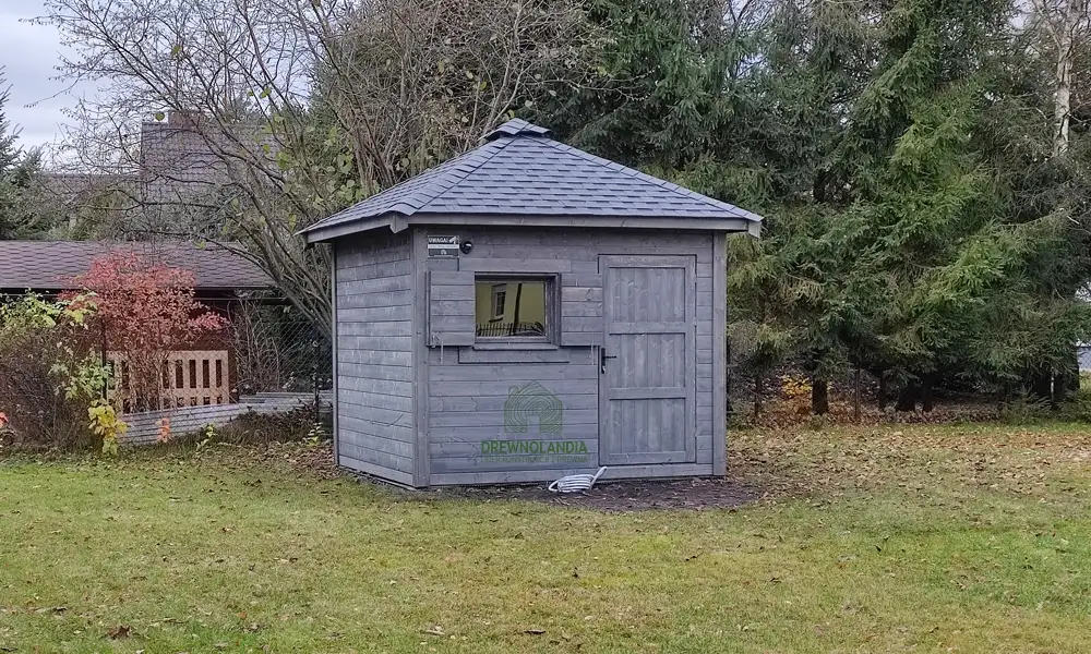 Drewniany domek gospodarczy Filip, powierzchnia 9 m², idealny na działkę