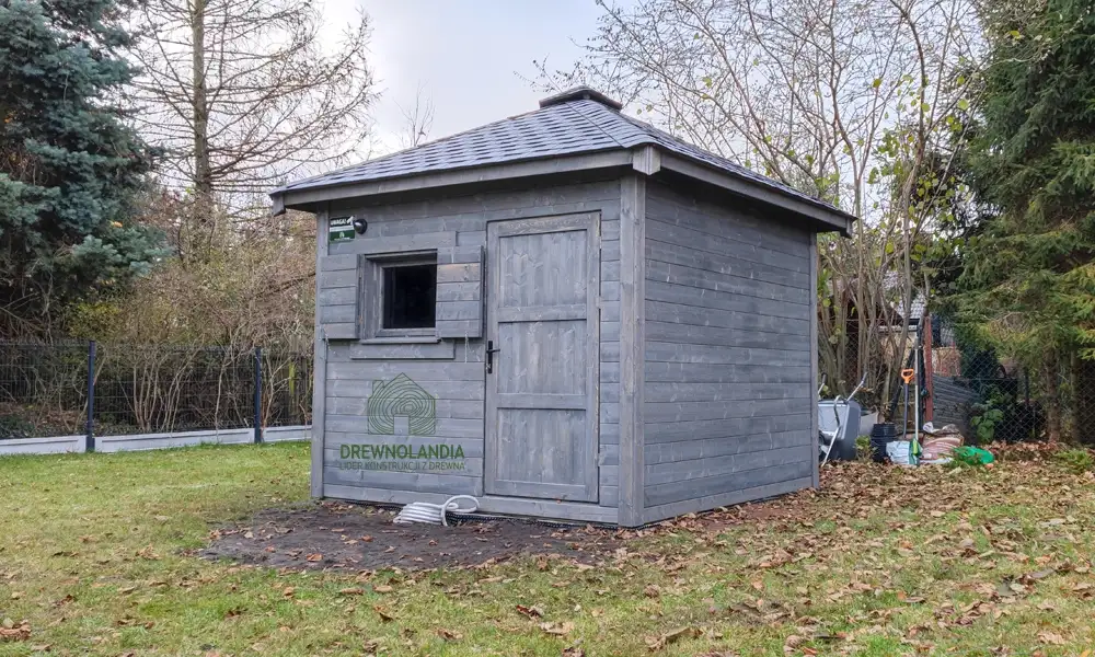 Domek gospodarczy z drewna Filip - 3x3m 