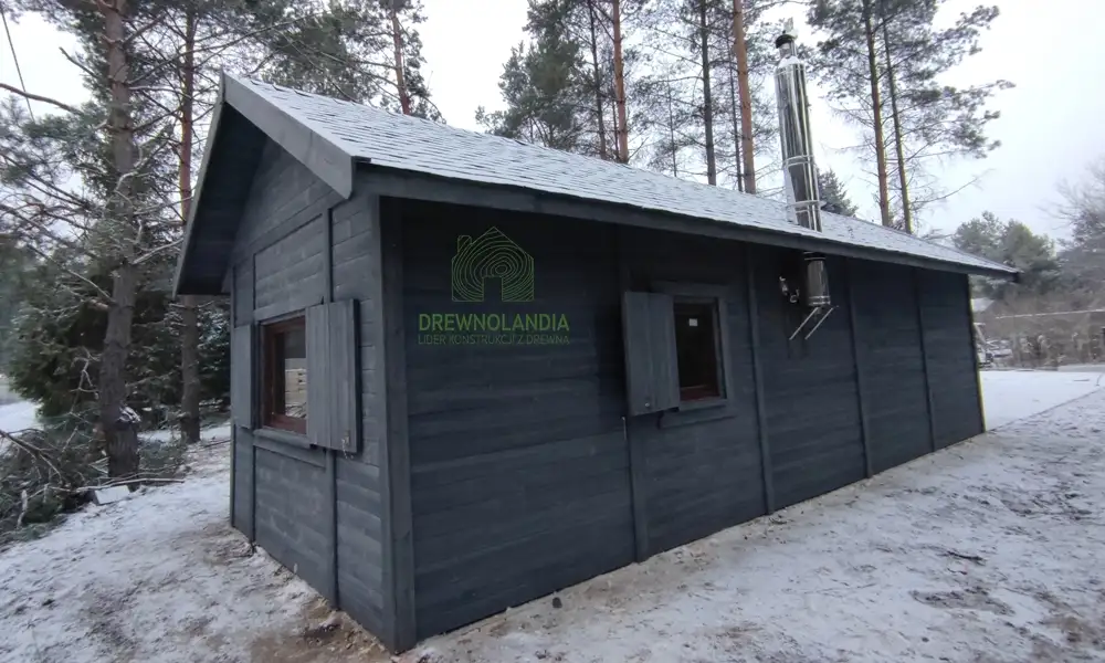 Parterowy drewniany domek Ariel – praktyczny i estetyczny