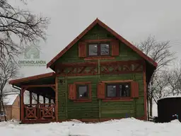 Drewniany domek CRP6 – całoroczny, z ociepleniami i malowaniem