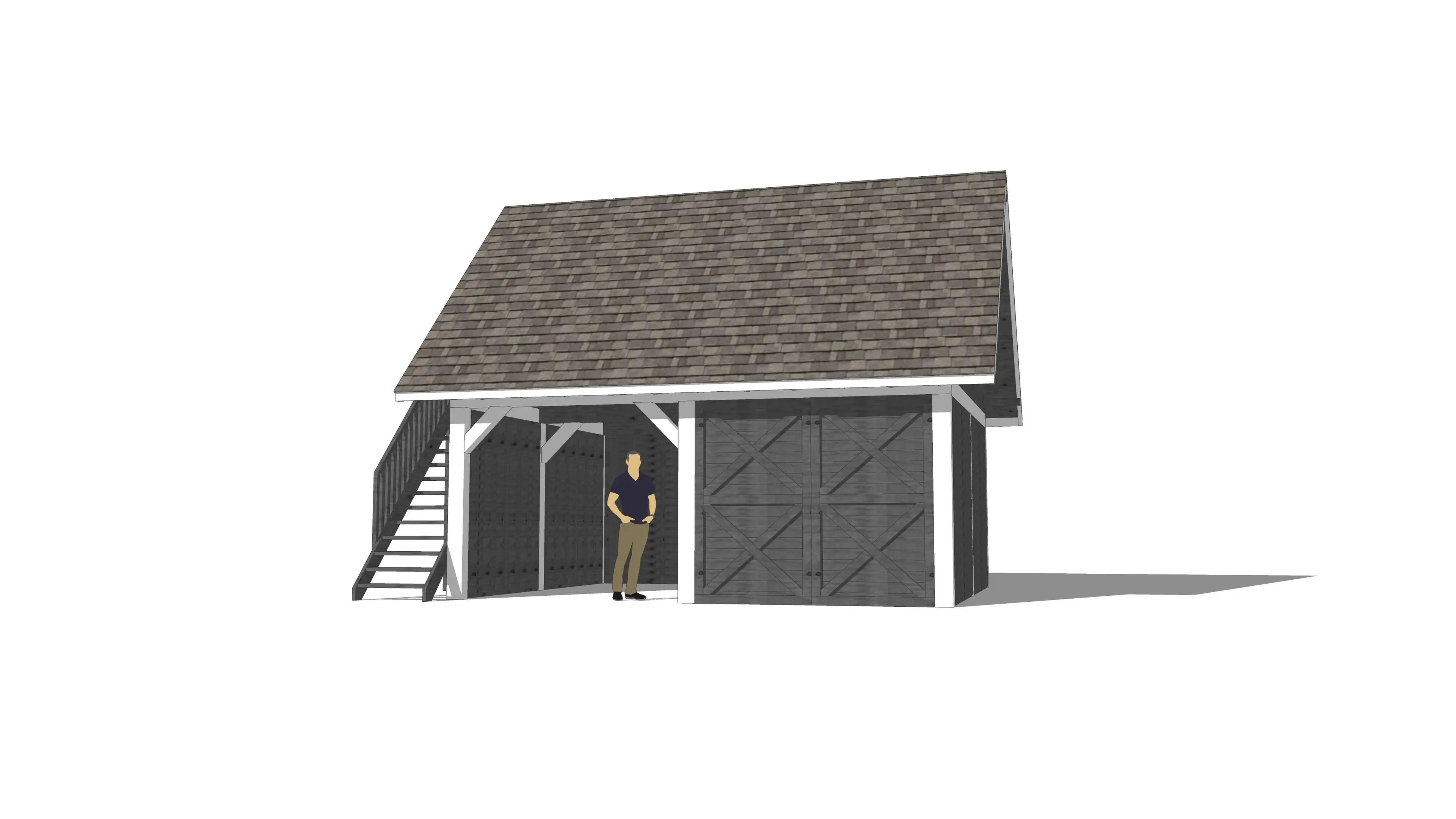 Wiata samochodowa Marta z dodatkowym poddaszem – estetyczny projekt