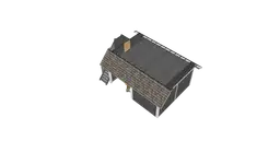 Detal wykończenia wiaty samochodowej Marta