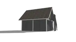 Estetyczna drewniana wiata samochodowa Marta z dodatkową przestrzenią użytkową