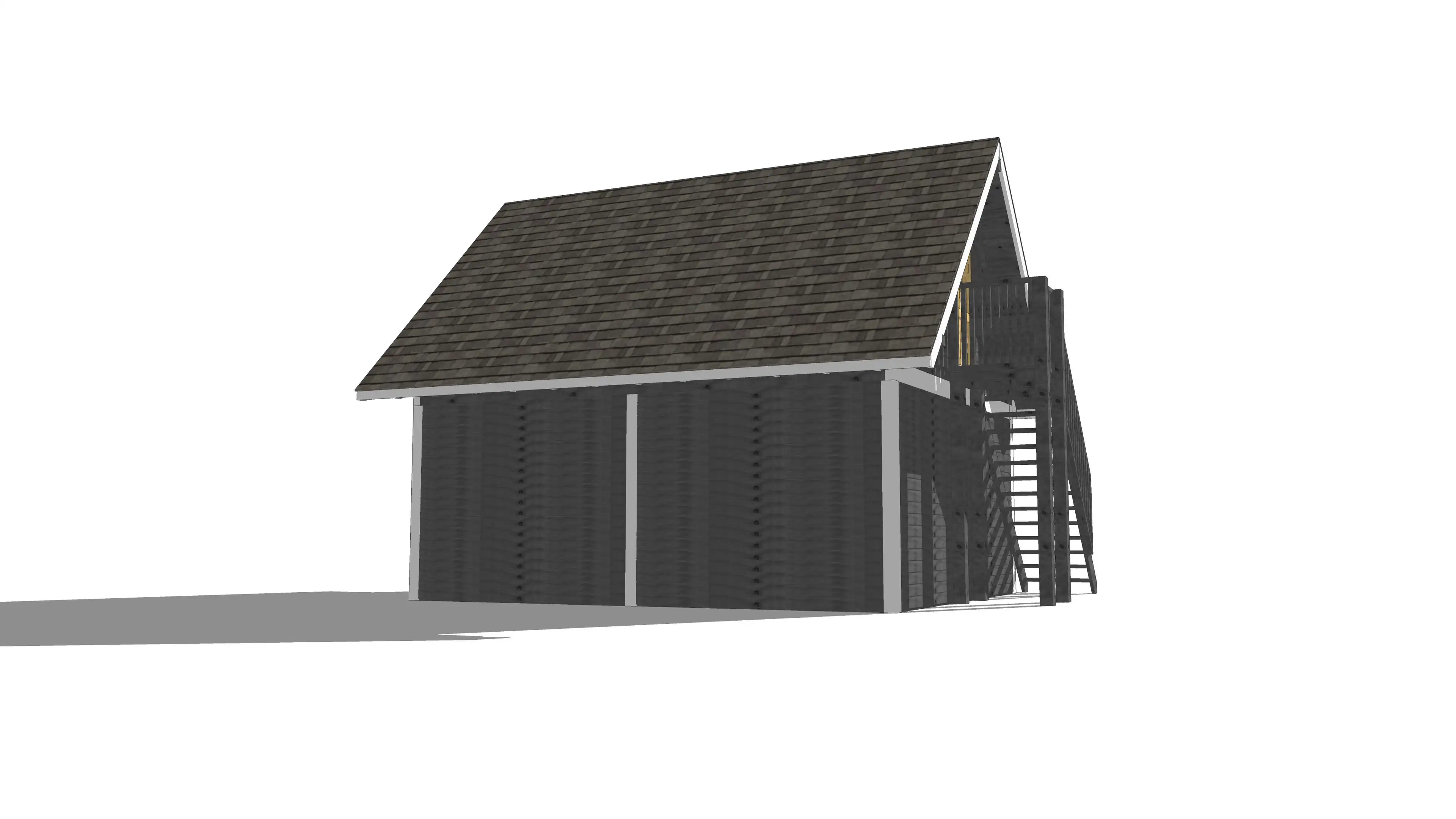 Estetyczna drewniana wiata samochodowa Marta z dodatkową przestrzenią użytkową