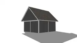 Solidna konstrukcja wiaty samochodowej Marta z poddaszem