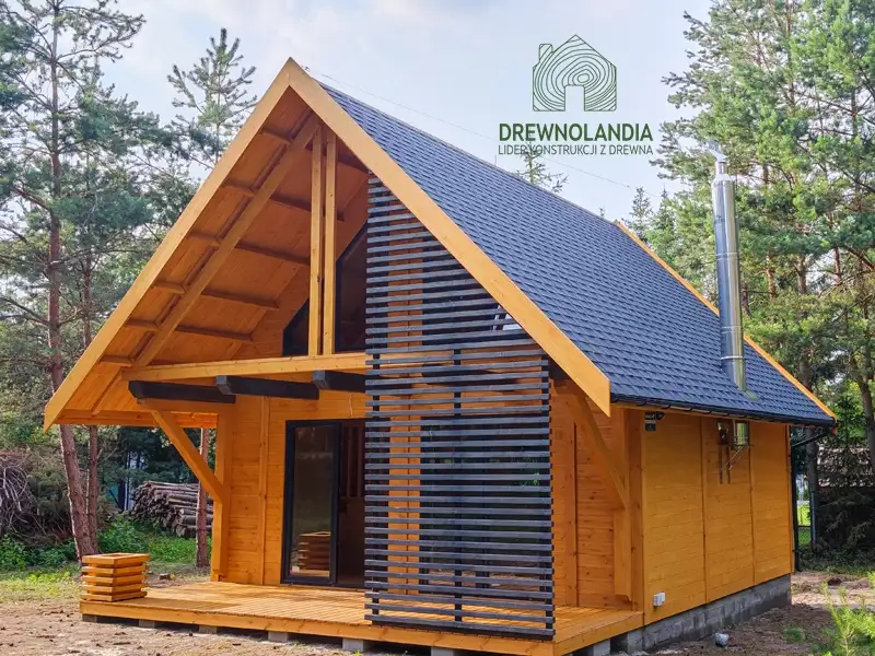 Drewnolandia Leon – domek drewniany o powierzchni 35m²
