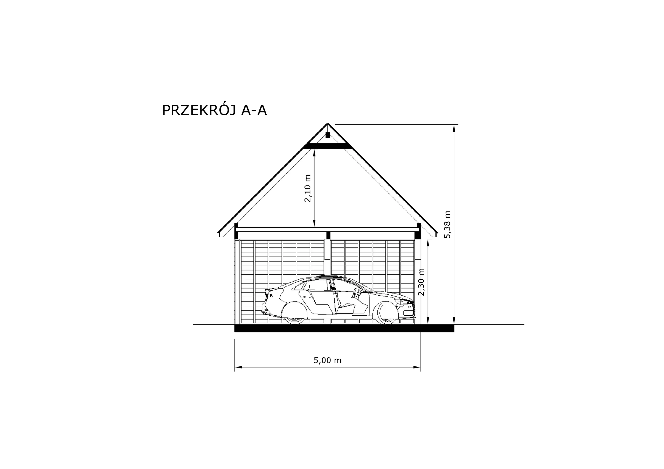 Wiata samochodowa Barbara 8,9m x 5m – Trwała konstrukcja na trzy pojazdy z przestrzenią magazynową 