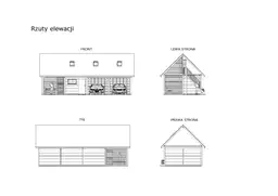 Elewacje wiaty samochodowej Barbara II – garaż na dwa auta i przestrzeń użytkowa