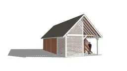 Wiata samochodowa Barbara II – garaż na dwa auta, przestronna i praktyczna