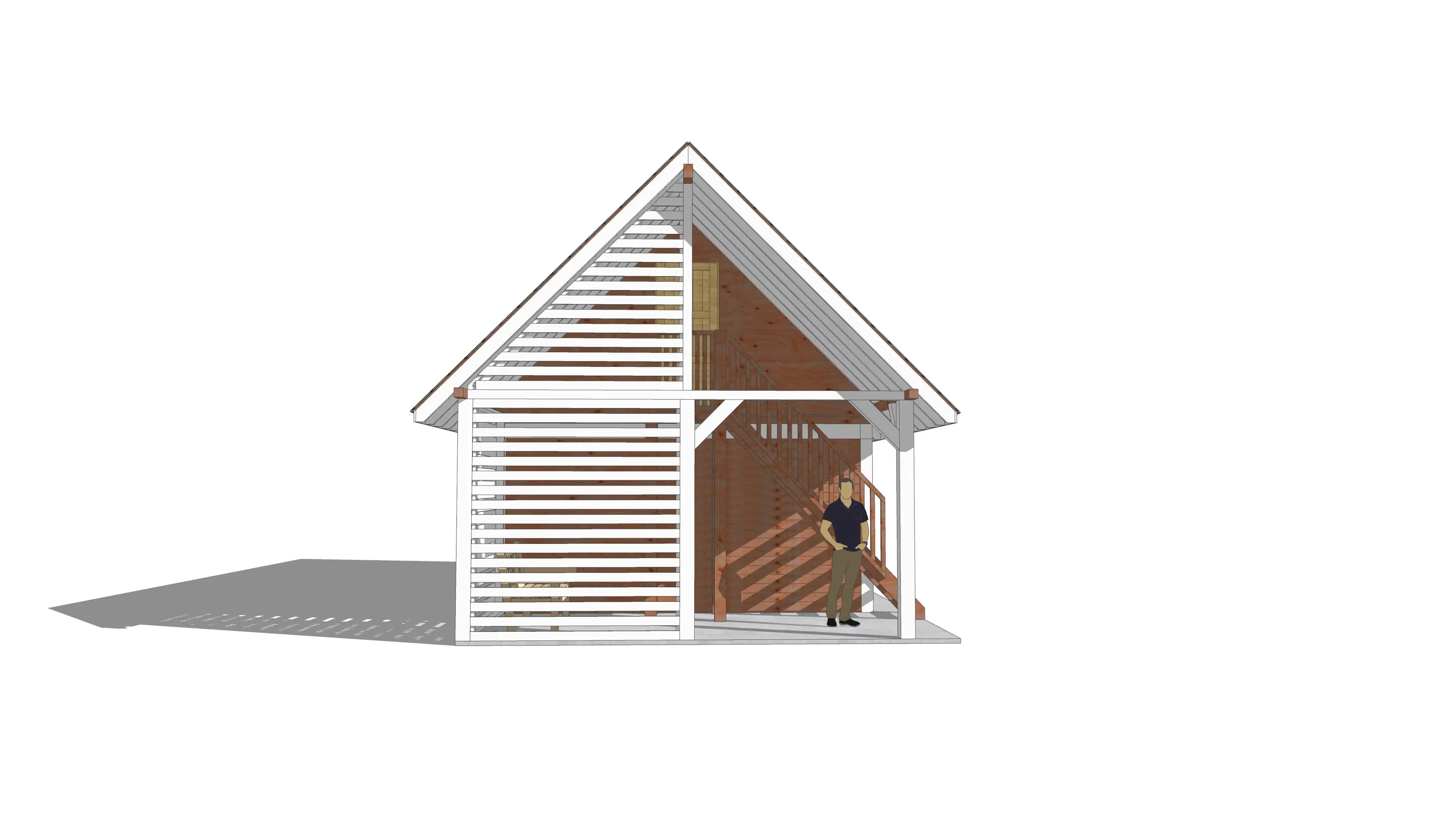 Garaż z przestrzenią użytkową – Barbara II na dwa auta