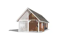 Wiata samochodowa Barbara II  11,9m x 5m – Garaż na dwa auta z przestrzenią użytkową  - zdjęcie 11