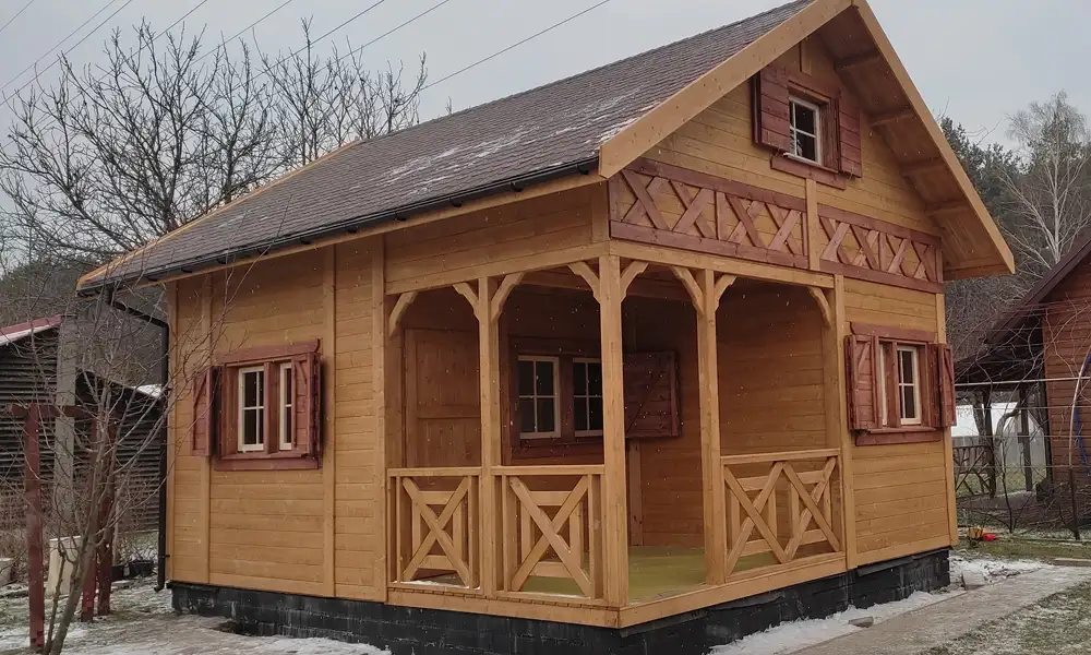 CRA4 – rekreacyjny domek całoroczny z antresolą