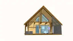 PROJEKT ARCHIWALNY -  Leon IV 5,9m x 5,9m + taras 22 m2 - zdjęcie 16