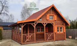 Mieszko II domek drewniany letniskowy na działkę - domek 35m²