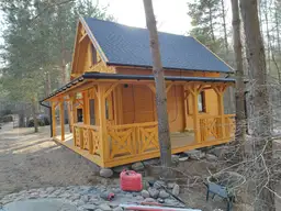 CRP10 - Domek rekreacyjny 35 m², widok ogólny z góry