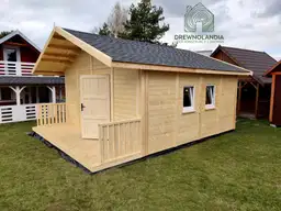 Domek letniskowy SM-1 - widok z tyłu