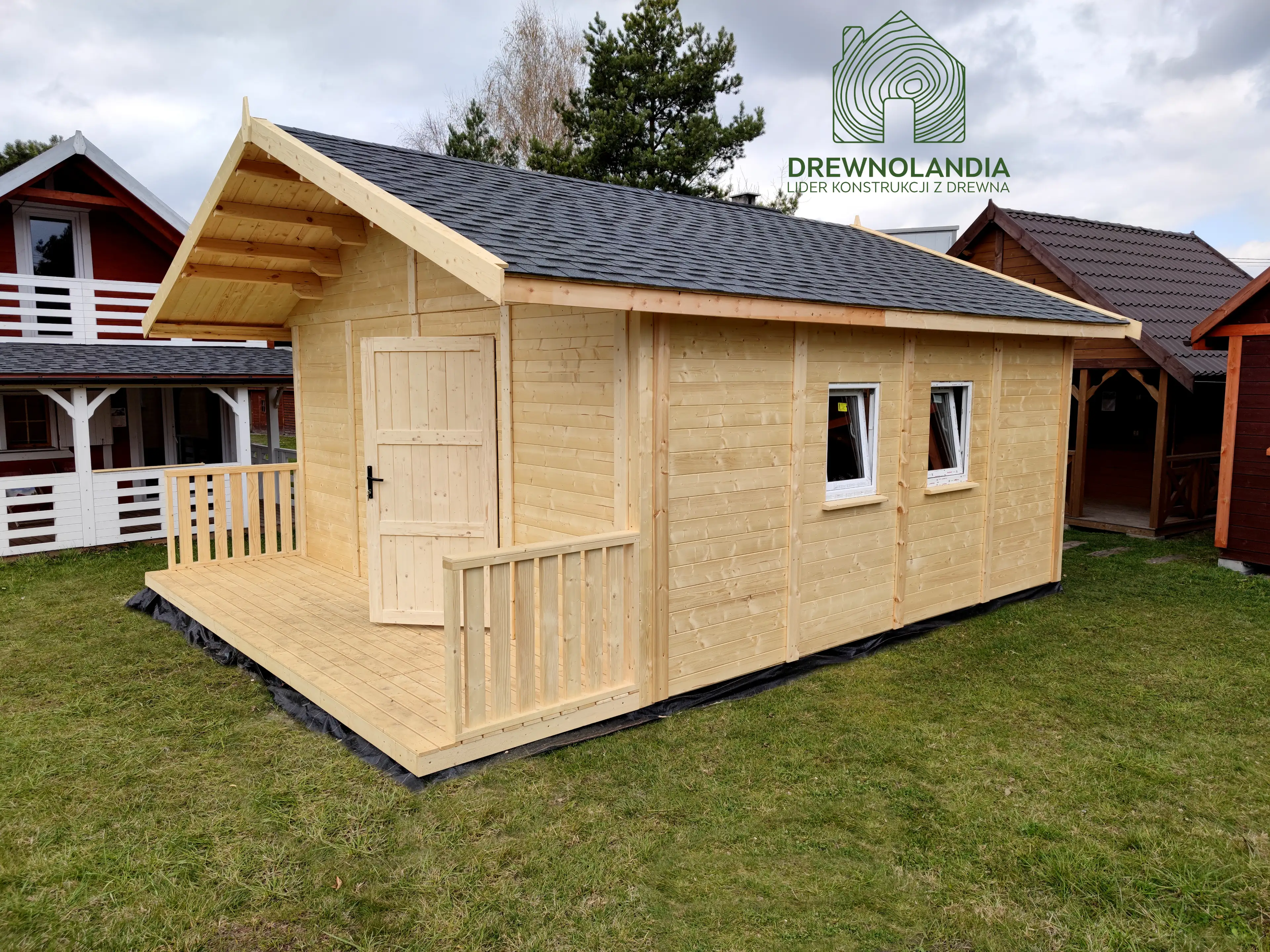 Domek letniskowy SM-1 - widok z tyłu