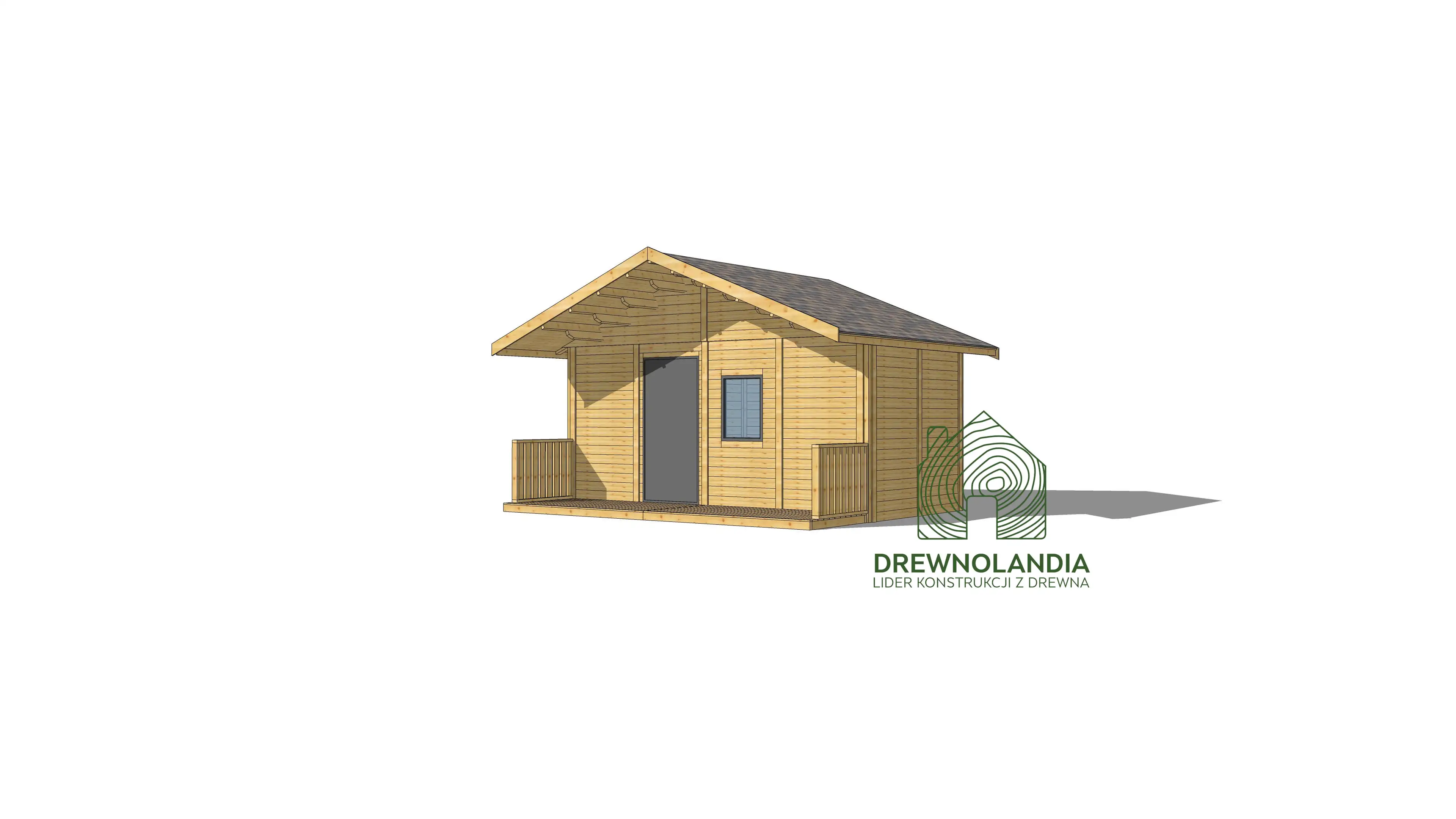 SM-3 - Wersja 30003 domku letniskowego, idealna na dłuższy wypoczynek