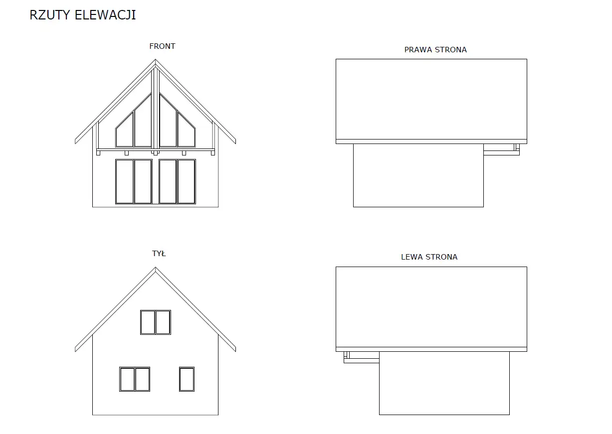 Domek rekreacyjny całoroczny CRA13 - 35m2