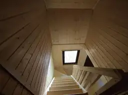 Elewacja domku CRP11, widok od strony ogrodu