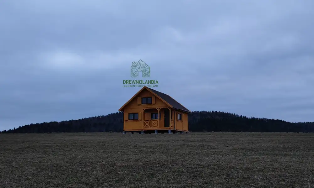 Całoroczny domek rekreacyjny drewniany – Drewnolandia CRA4 - 35m²