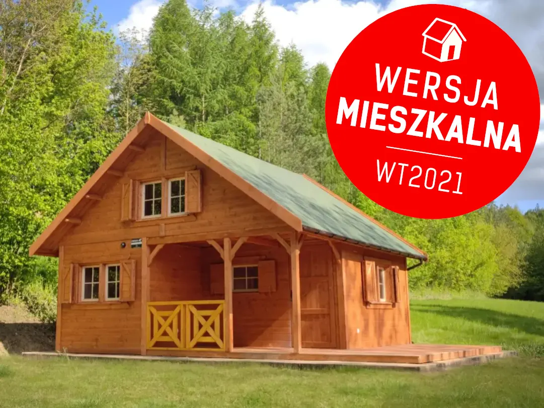 Domek mieszkalny całoroczny CRA4 PLUS - WT 2021 - 36 m²