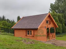 CRA1 – domek letniskowy z drewna, całoroczny