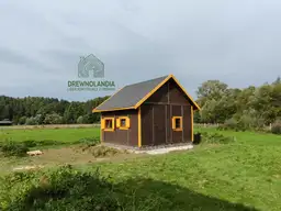 Domek CRA2 – solidna konstrukcja drewniana z antresolą i tarasem