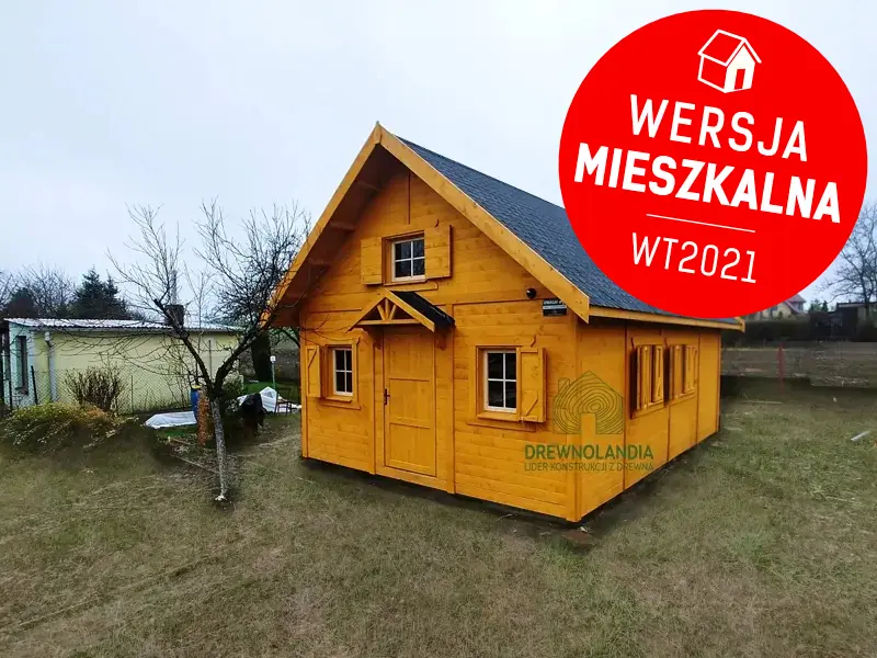 Domek mieszkalny całoroczny CRA2 PLUS - WT2021 - 30 m²