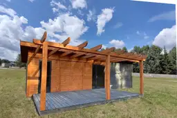 CRA5 PLUS – nowoczesny domek mieszkalny z tarasem i wysokiej jakości wykończeniem