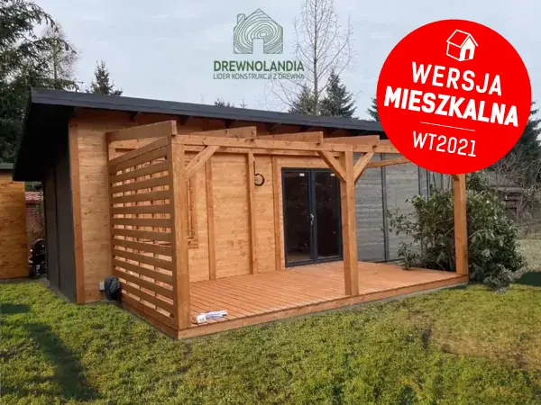 Domek mieszkalny całoroczny CRA5 PLUS - WT 2021 - 35 m²