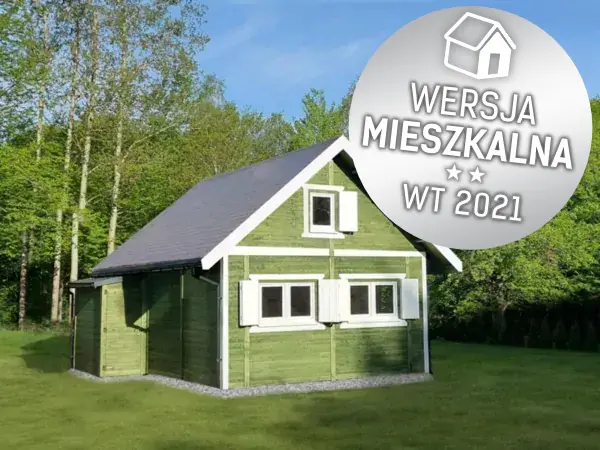 Domek mieszkalny całoroczny CRA8 PLUS - WT 2021 - 35 m²