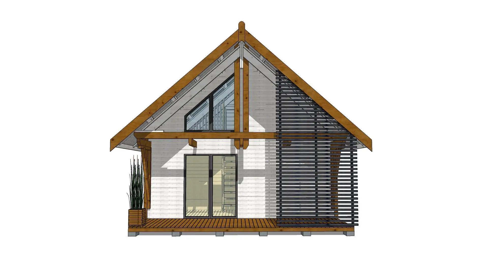 Domek mieszkalny całoroczny CRA10 PLUS - WT 2021 – 35 m²