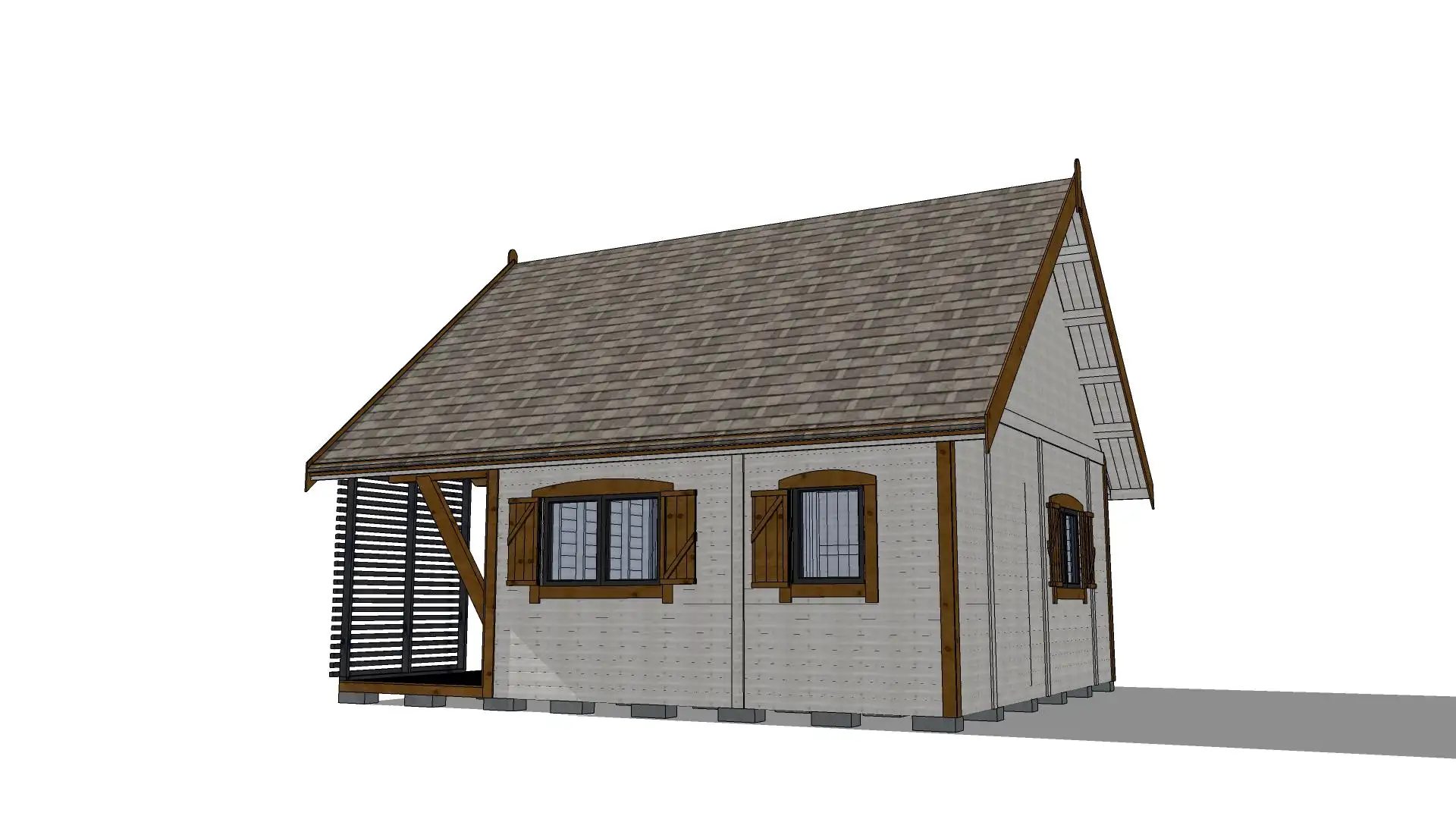 Domek mieszkalny całoroczny CRA10 PLUS - WT 2021 – 35 m²