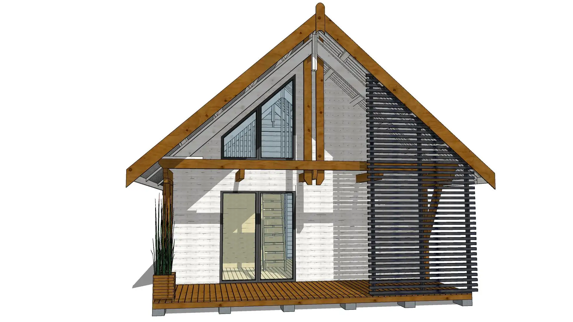 Domek mieszkalny całoroczny CRA10 PLUS - WT 2021 – 35 m²