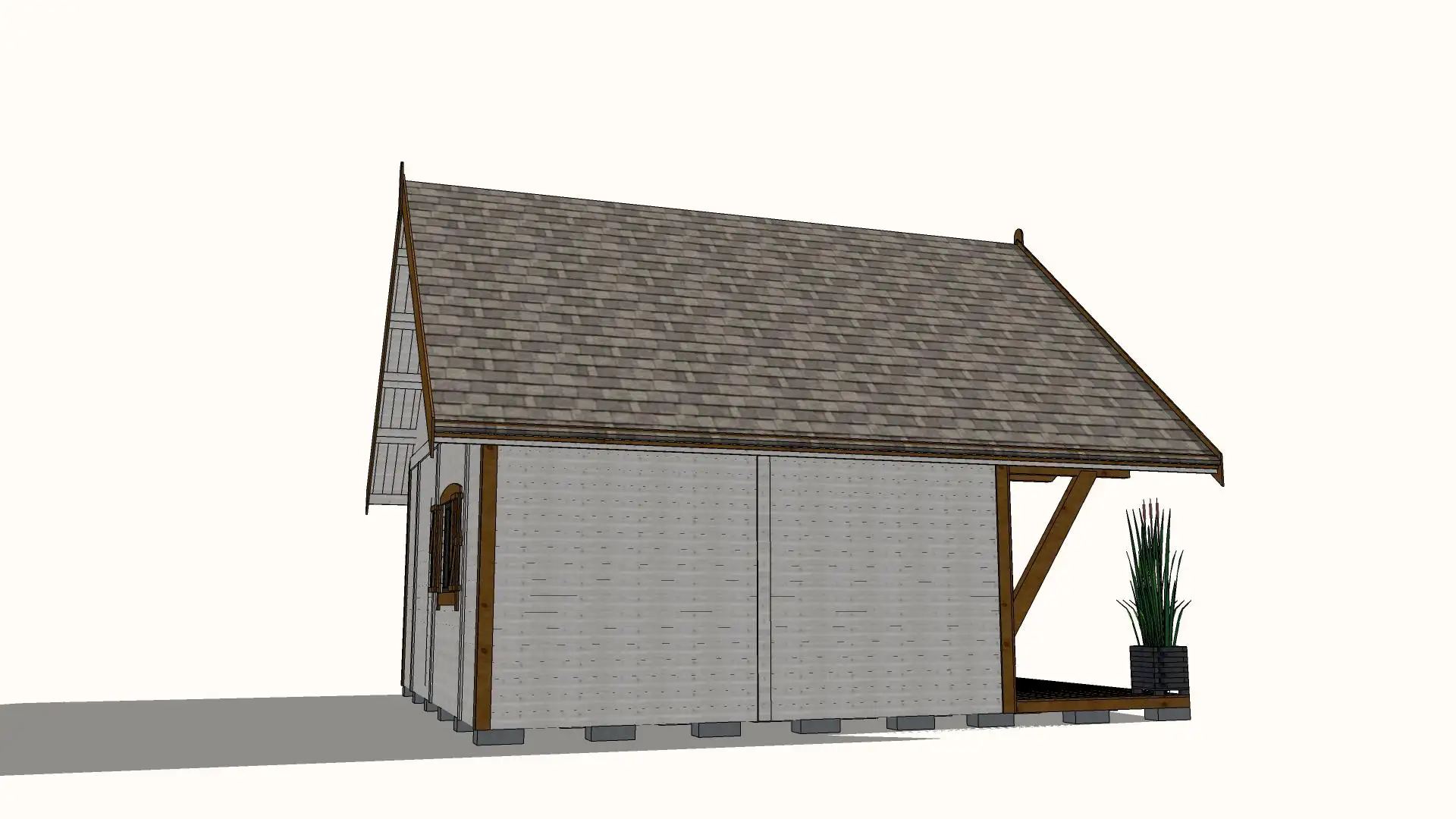 Domek mieszkalny całoroczny CRA10 PLUS - WT 2021 – 35 m²