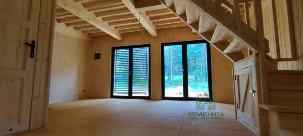 Leon 35m² – domek letniskowy Drewnolandia z pięknym wnętrzem