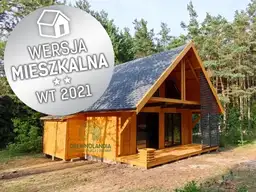 Domek mieszkalny całoroczny CRA10 PLUS - WT 2021 – 35 m² - zdjęcie 1