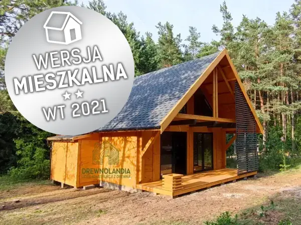 Domek mieszkalny całoroczny CRA10 PLUS - WT 2021 – 35 m²