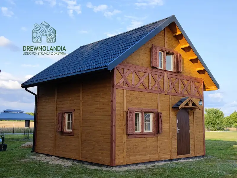 Całoroczny domek CRP2 z poddaszem - Drewnolandia, wysoka jakość wykonania