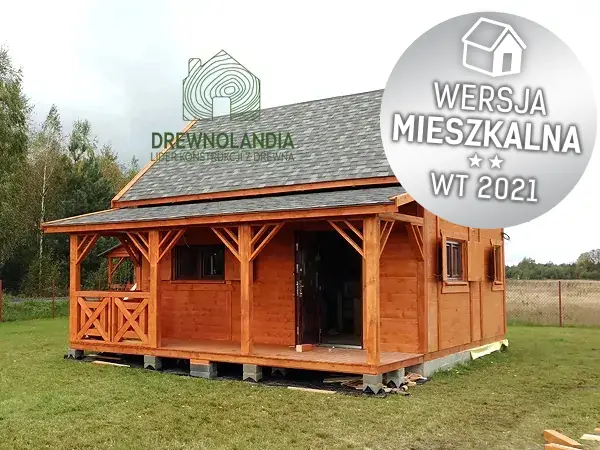 Domek mieszkalny całoroczny CRP3 PLUS - WT 2021 – 33 m²