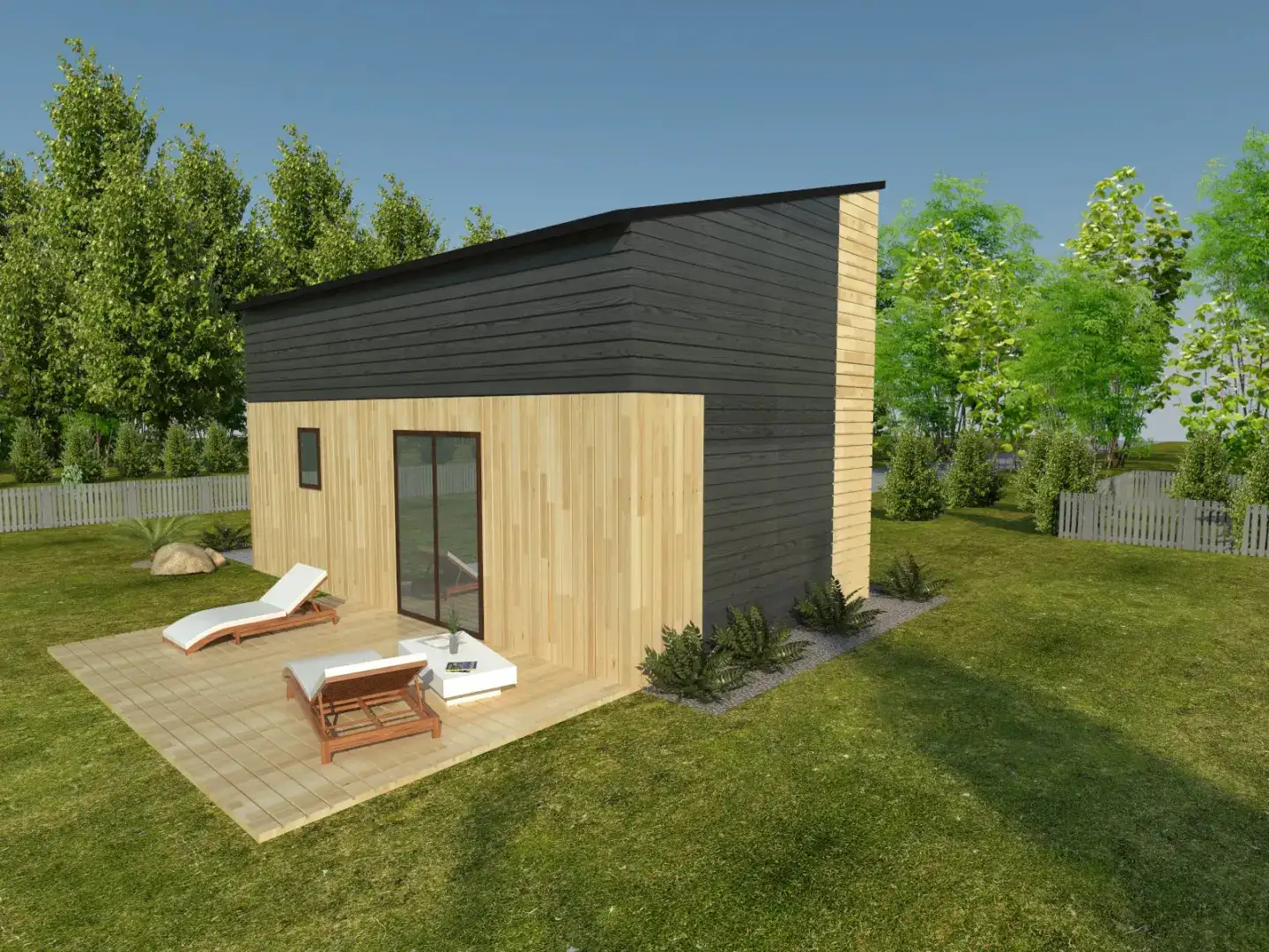 Letniskowy domek caloroczny 35 metrow