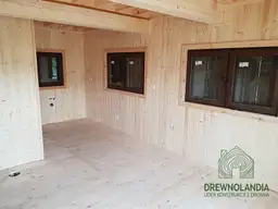 Widok wnętrza domku letniskowego CRP5, całorocznego