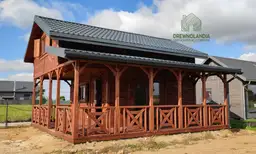 Całoroczny domek CRP6 z elektryką, hydrauliką i ociepleniem