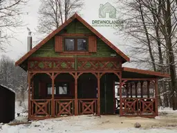 Letniskowy domek z poddaszem CRP6, idealny na wakacje i zimowe wypady