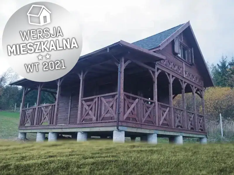 Domek mieszkalny całoroczny CRP6 PLUS - WT 2021 – 35 m²