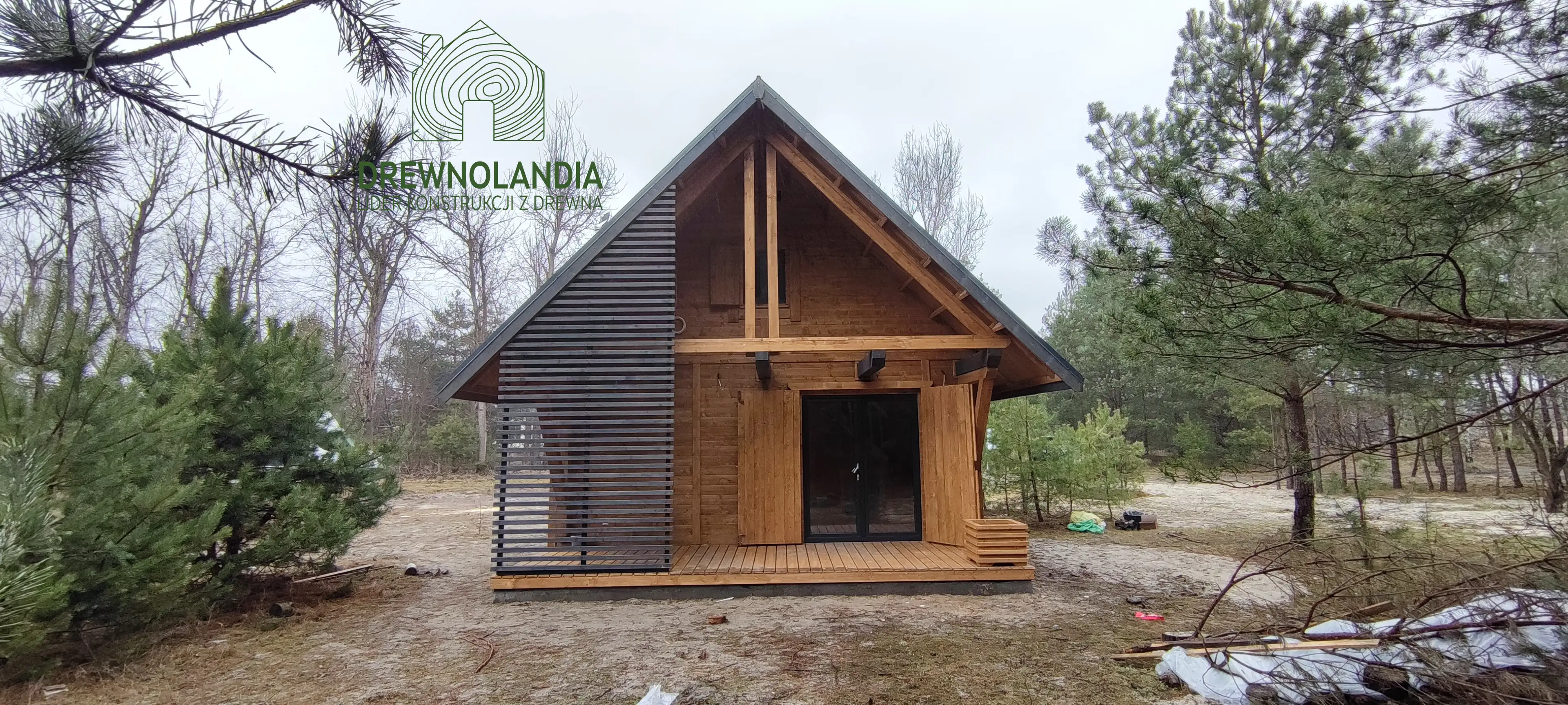 PROJEKT ARCHIWALNY - Domek rekreacyjny całoroczny CRK9 – 51 m²