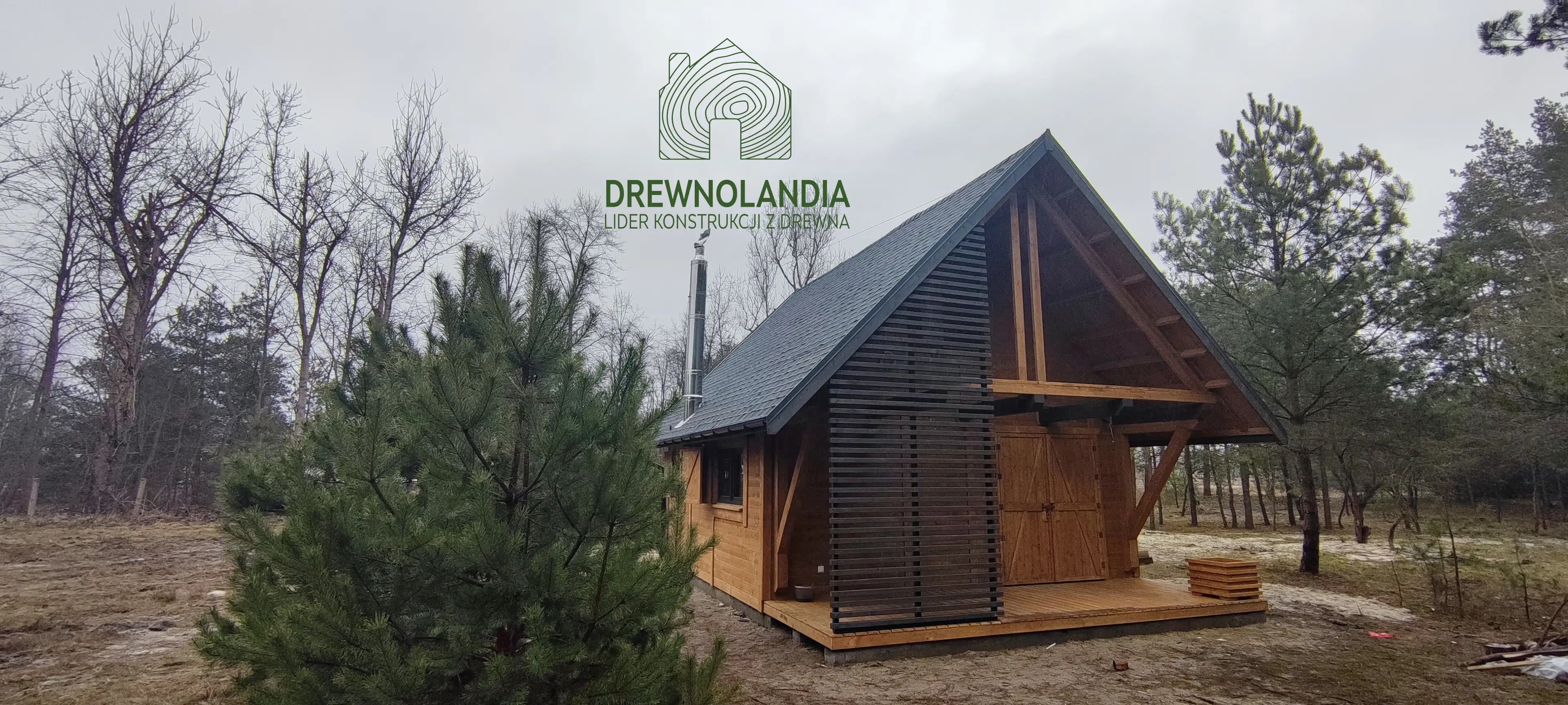 PROJEKT ARCHIWALNY - Domek rekreacyjny całoroczny CRK9 – 51 m²