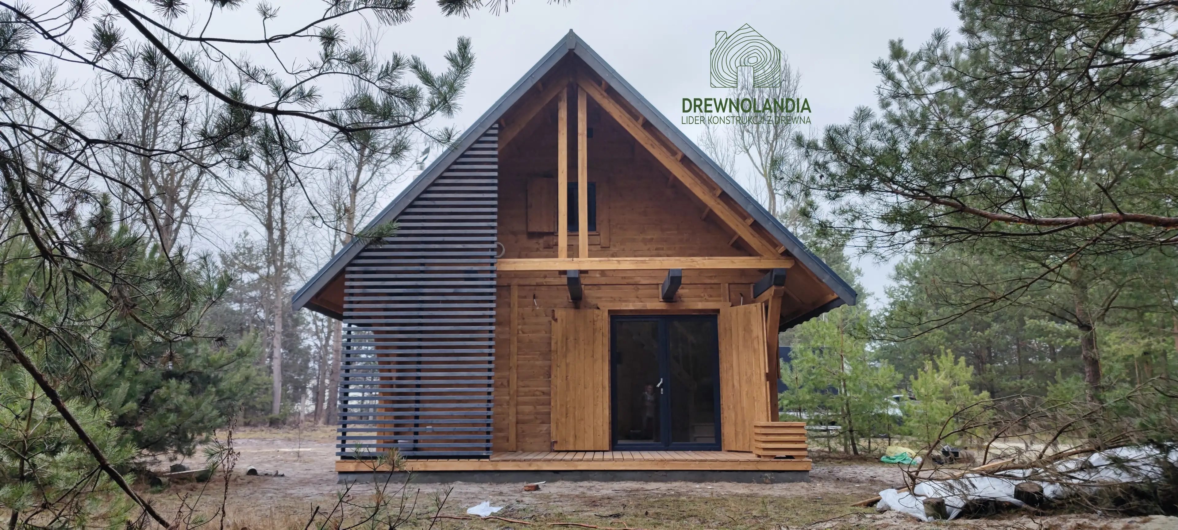 PROJEKT ARCHIWALNY - Domek rekreacyjny całoroczny CRK9 – 51 m²